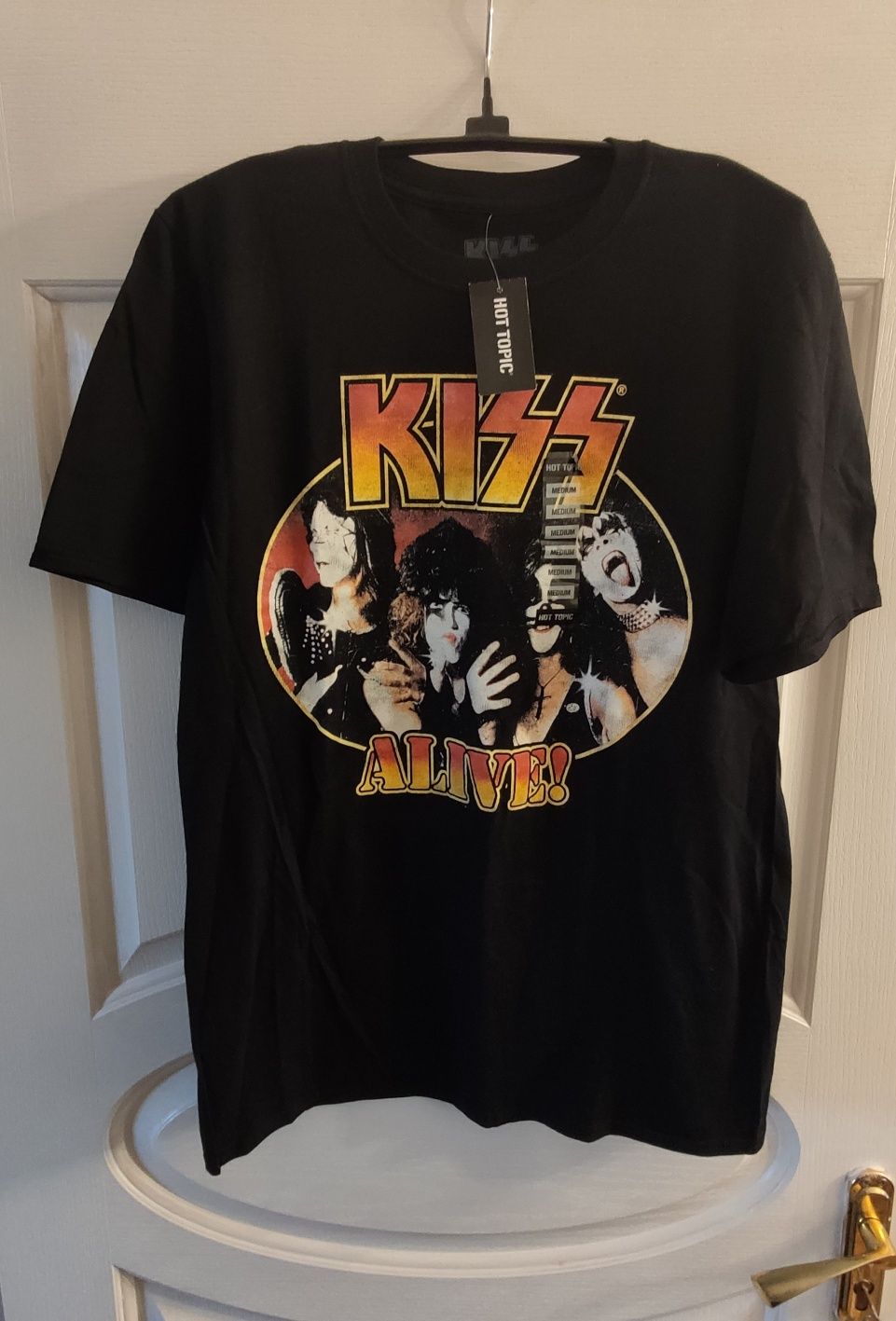 Эксклюзивная футболка группы Kiss. Hot Topic. Новая.