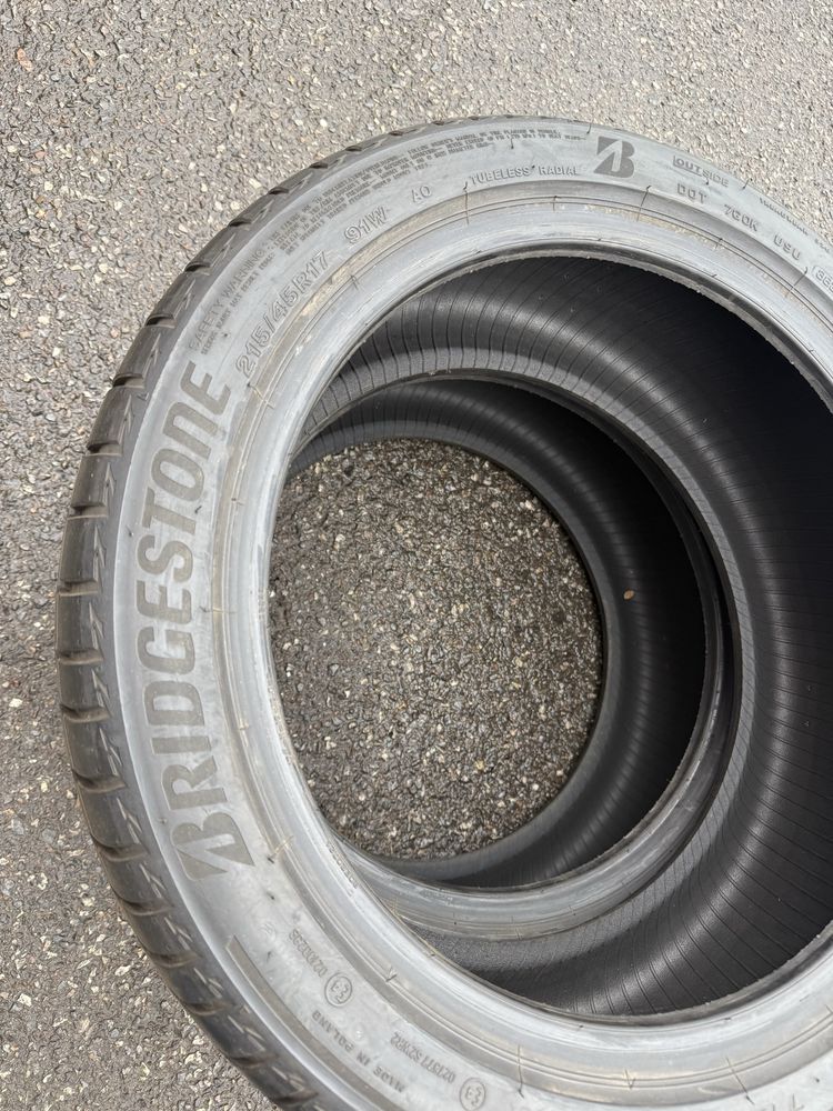 Шини літні 215/45/17 Bridgestone T005 летние шины