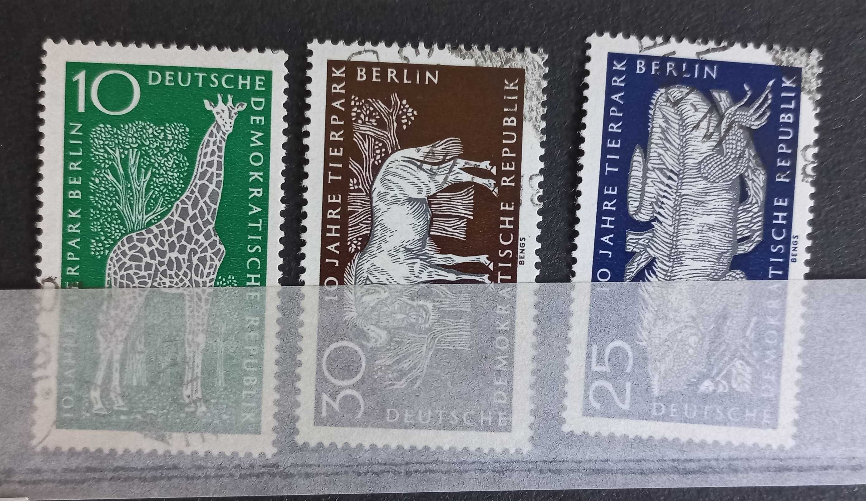Zestaw znaczków - DDR - zwierzęta