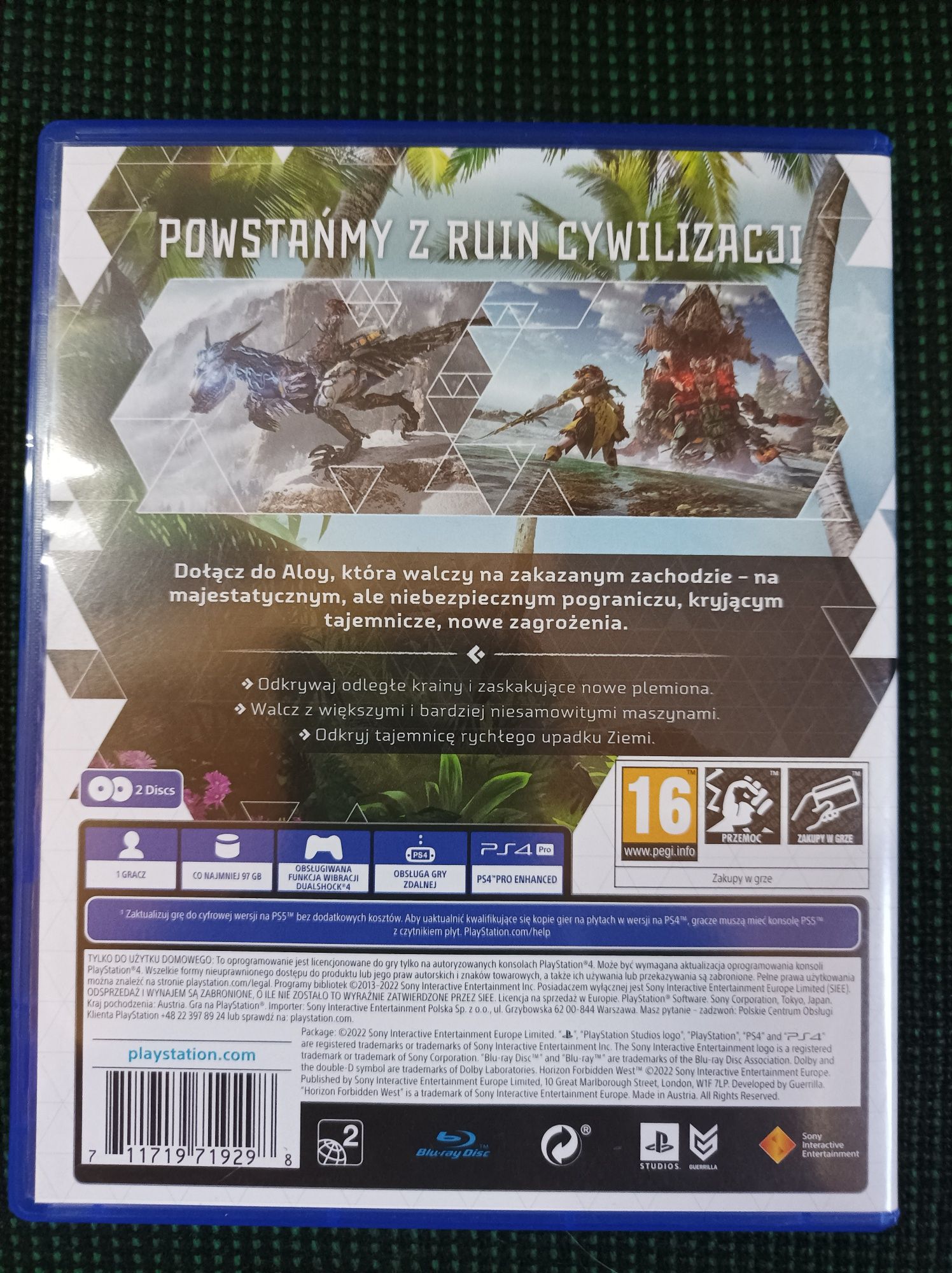 Gra horizon forbidden west pl ps5 ps4