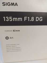 nowy Sigma 135mm 1:1.8 DG A (ART) nikon nikkor