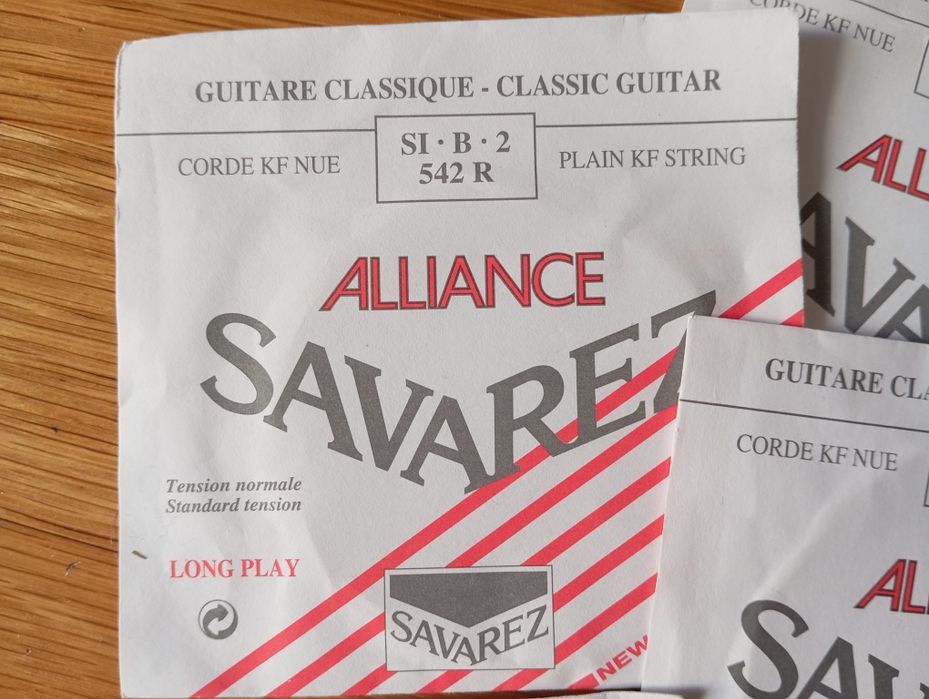 Cordas de nylon para guitarra clássica