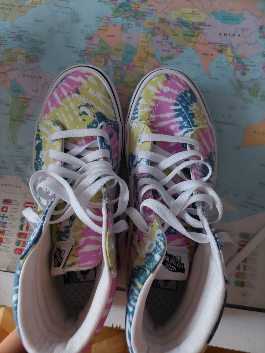 Vans Comfycush Sk8 Hi Pastel Tie Dye
