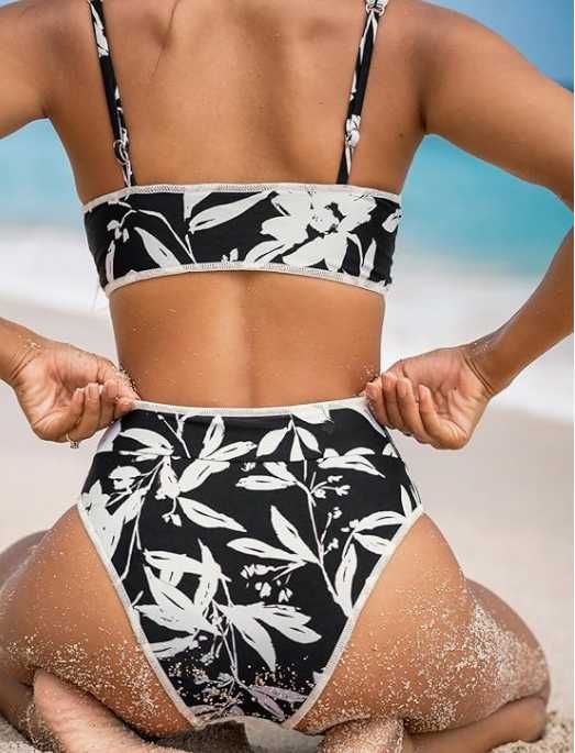 Kostium kąpielowy  dwuczęściowy S Cupshe basen plaża urlop