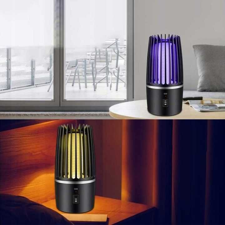 1677Aparatoo Lampa owadobójcza pułapka na komary muchy i inne owadyUSB