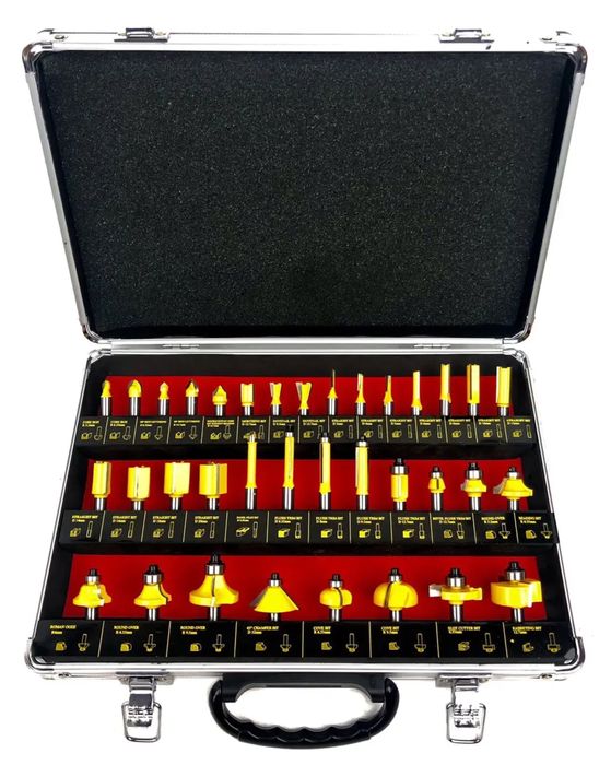 Набір фрез для дерева AL-FA ALRBS35-8 | 35шт