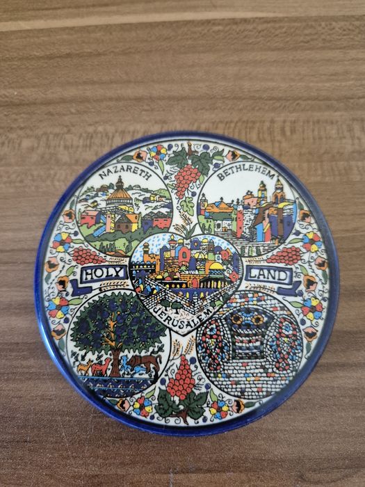 Ozdobna zawieszka ceramiczna Ziemia Święta Nazaret Betlejem Jerozolima