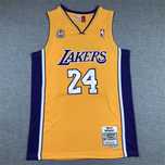 NBA Lakers Żółty nr 24 Kobe Bryant 60. rocznica Mitchell & Ness R.L