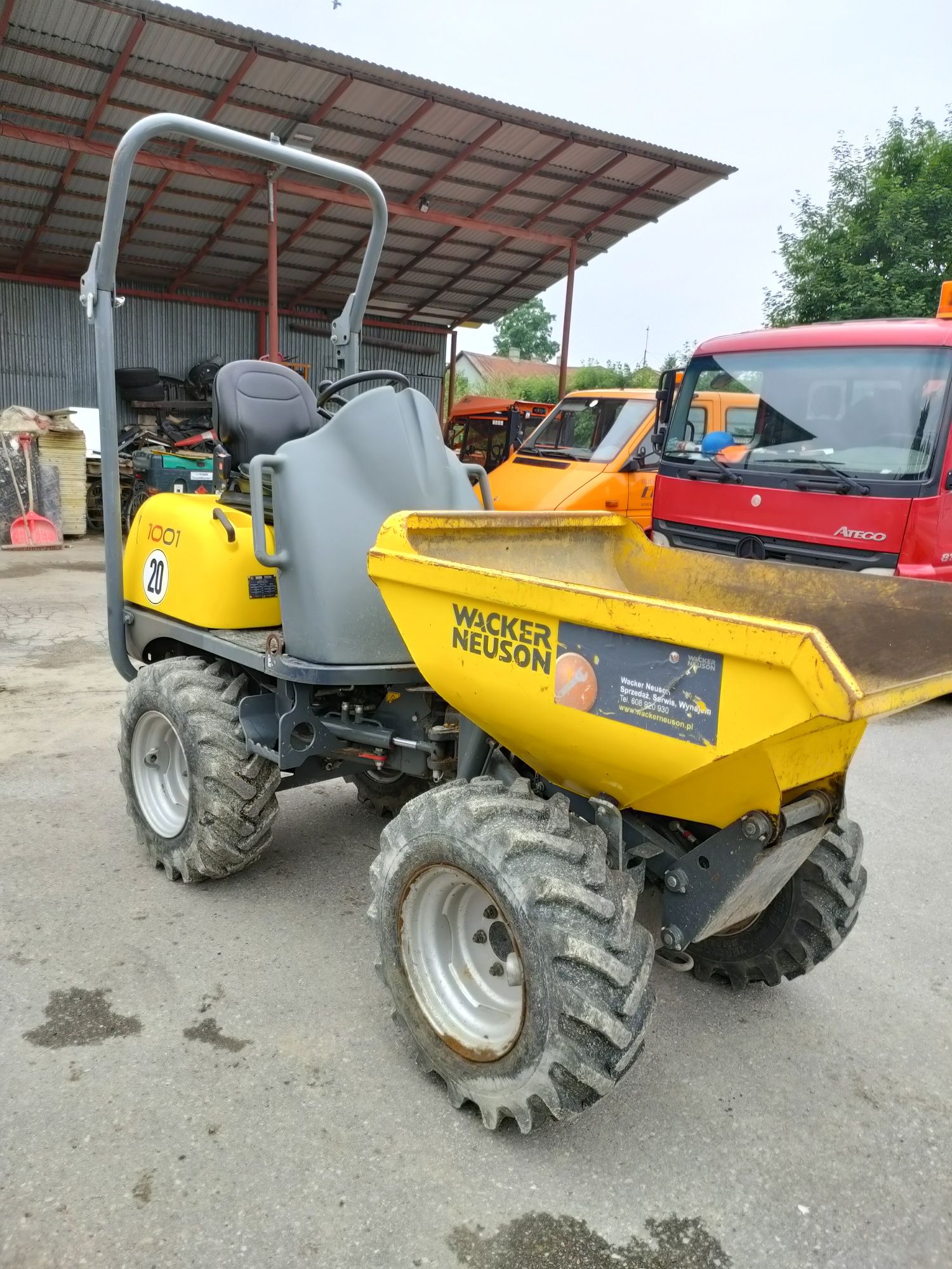 wozidło 1tona Wacker Neuson 1001