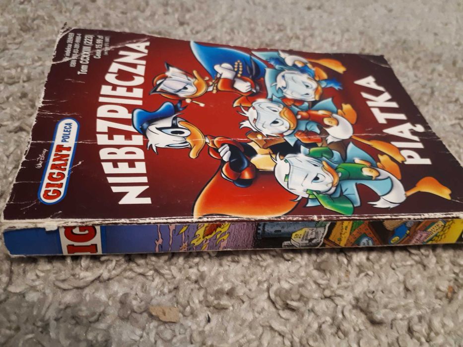 Komiks Kaczor Donald Gigant poleca Niebezpieczna piątka t.223