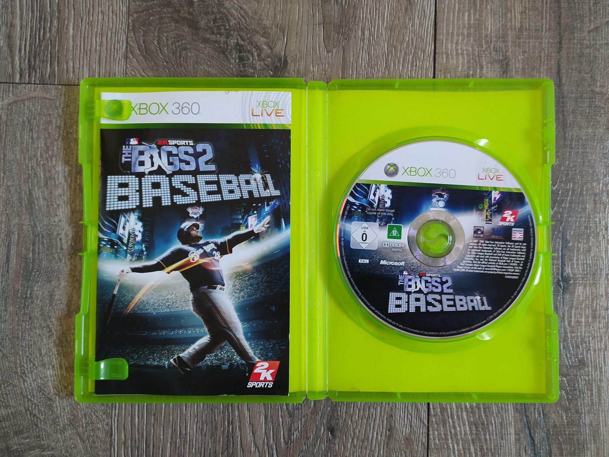 Gra Xbox 360 The Bigs 2 2K Sports Baseball Wysyłka