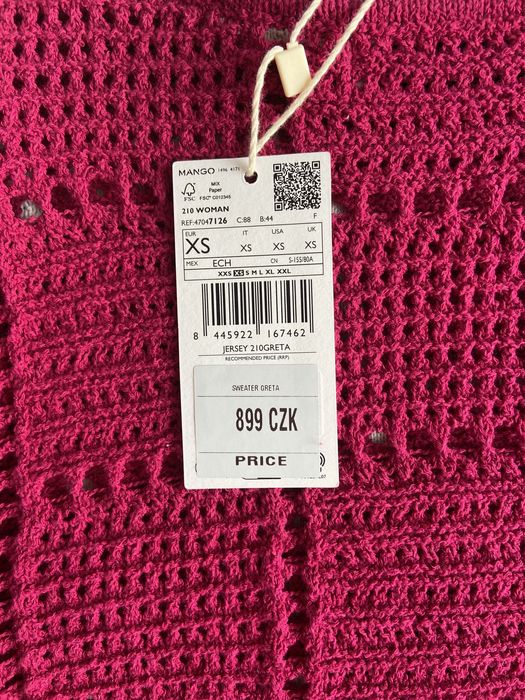 светр mango xs….