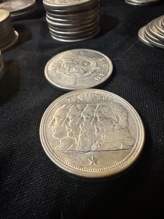 Srebrna Moneta 10 Franków Belgijskich (1951) w cenie kruszcu