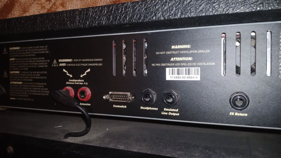 Amplificador Marshall valvestate 2000, 150w