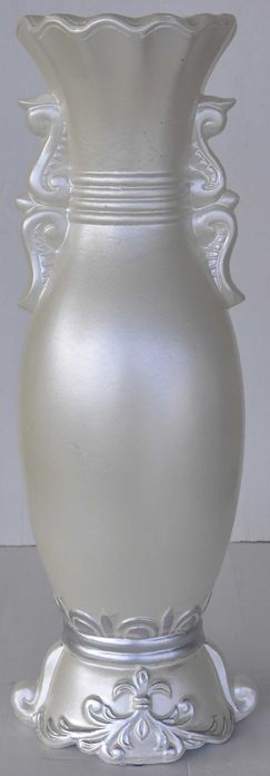 Wazon Ceramiczny na Susz Duży Bogato Zdobiony Powystawowy z Pęknięciem