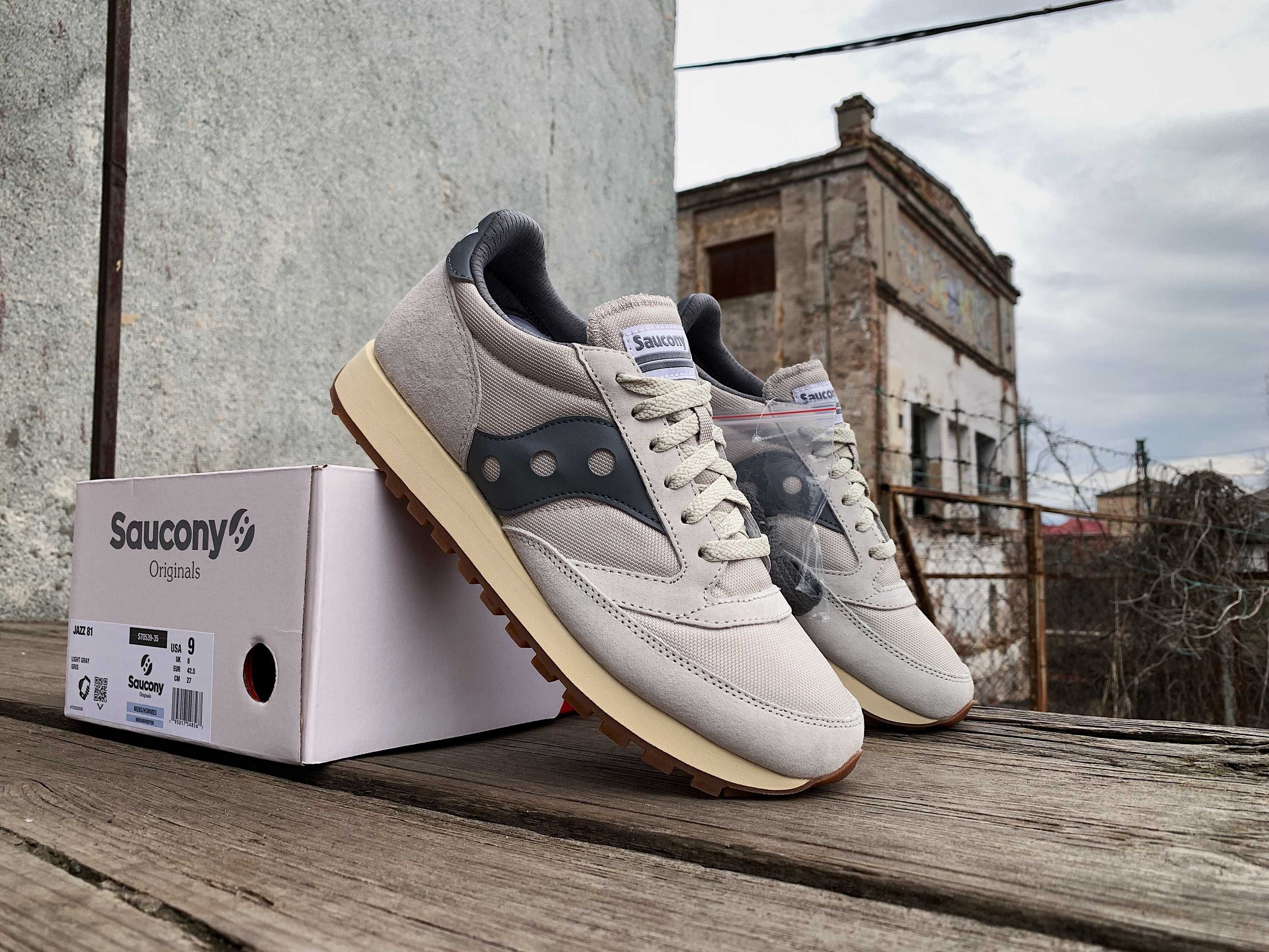 Мужские кроссовки Saucony Jazz 81 (4 цвета) ОРИГИНАЛ бестселлер!