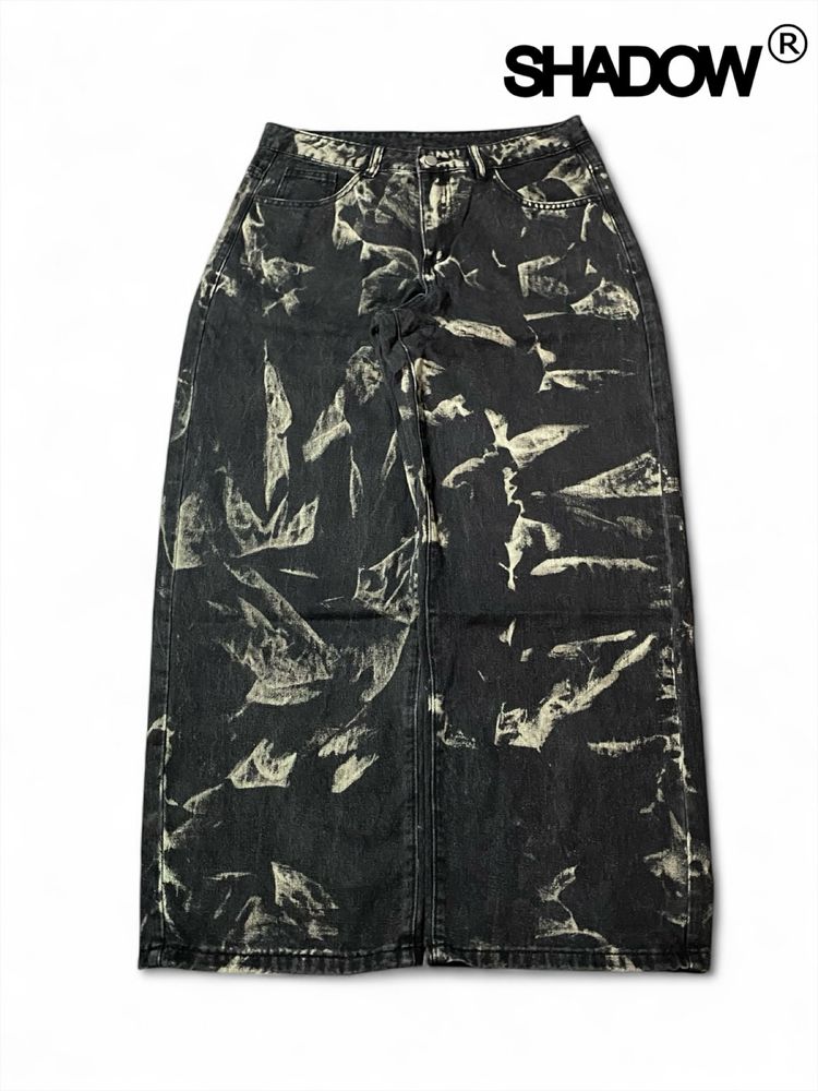 Baggy jeans “Marquina” | Широкі джинси чорні sk8 type opium y2k rap