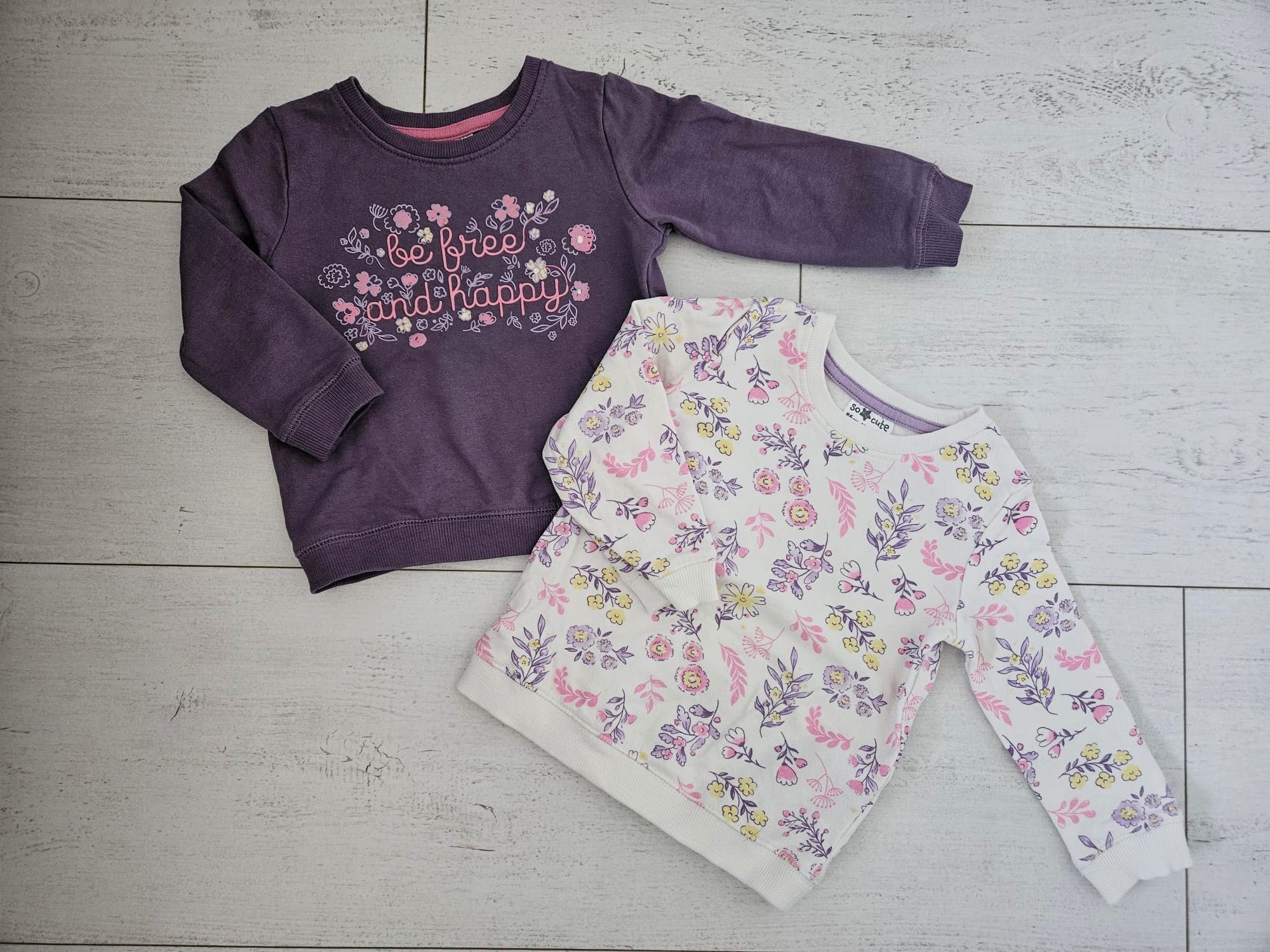 Bluza bluzy dla dziewczynki kwiatki 86