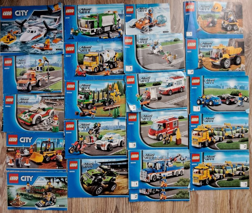 Mega zestaw LEGO - 48szt. 18kg-City, Star Wars, Technic i inne