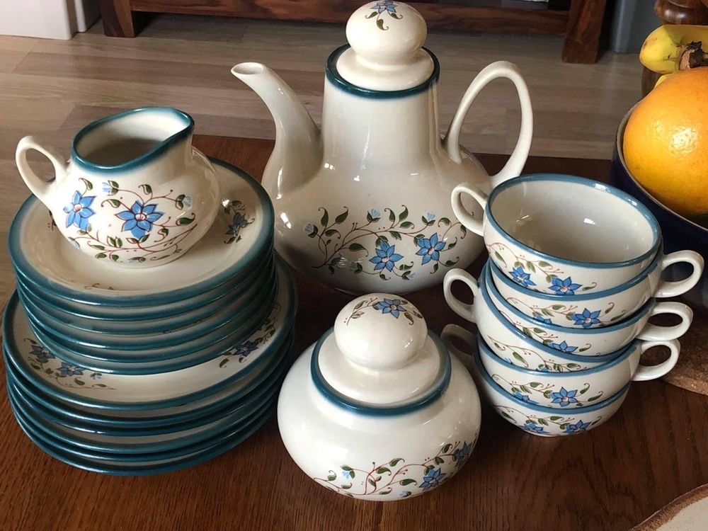 Serwis Saba - Chodzież - kompletny. Porcelit prl porcelana