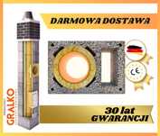 Komin systemowy 8m KW system kominowy ceramiczny 8 m, OCIEPLONY