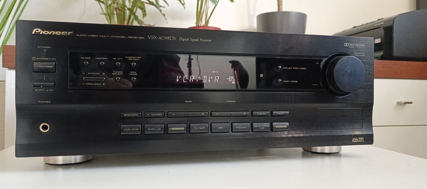 Pioneer VSX-409 RDS, amplituner audio/video 5.1., pilot. Fajny stan.
