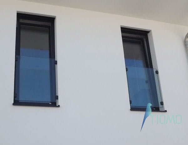 Balustrada szklana okienna balkon francuski [każdy wymiar] portfenetr