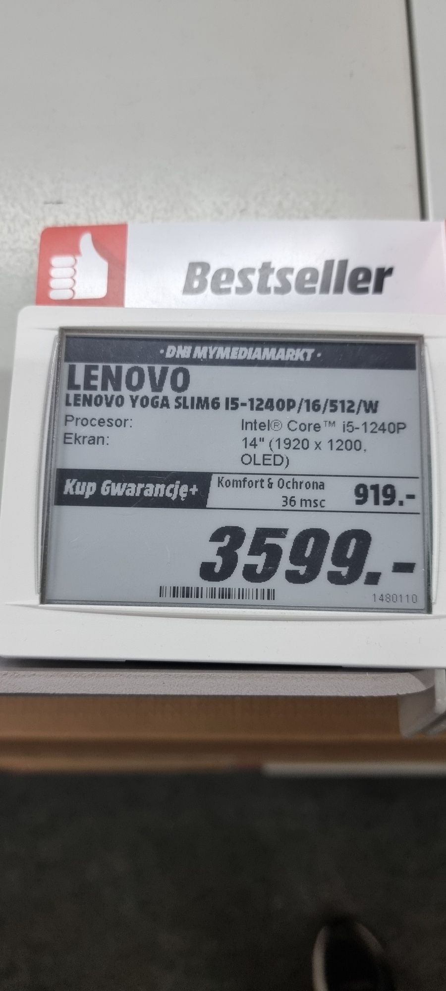 Laptop Lenovo YOGA slim i5-124 op 16/512/W -Samsung S24 Ultra