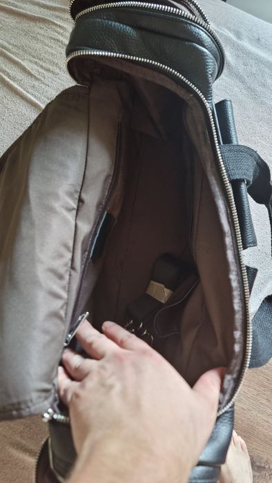 Дорожня шкіряна сумка