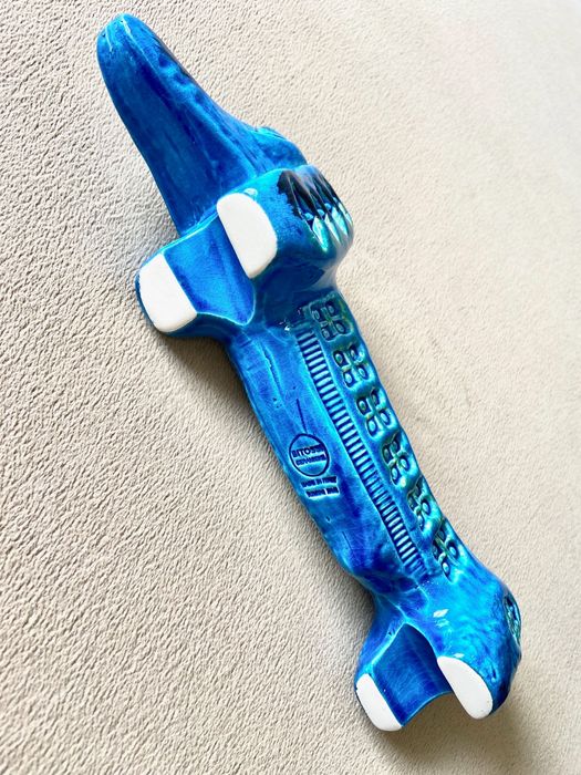 Escultura em Cerâmica Bitossi Figura de bassê (Aldo Londi)