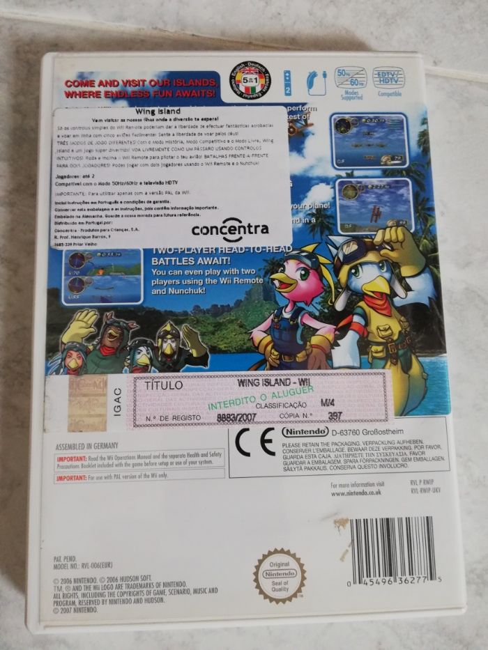 Jogo Wii - Wing Island