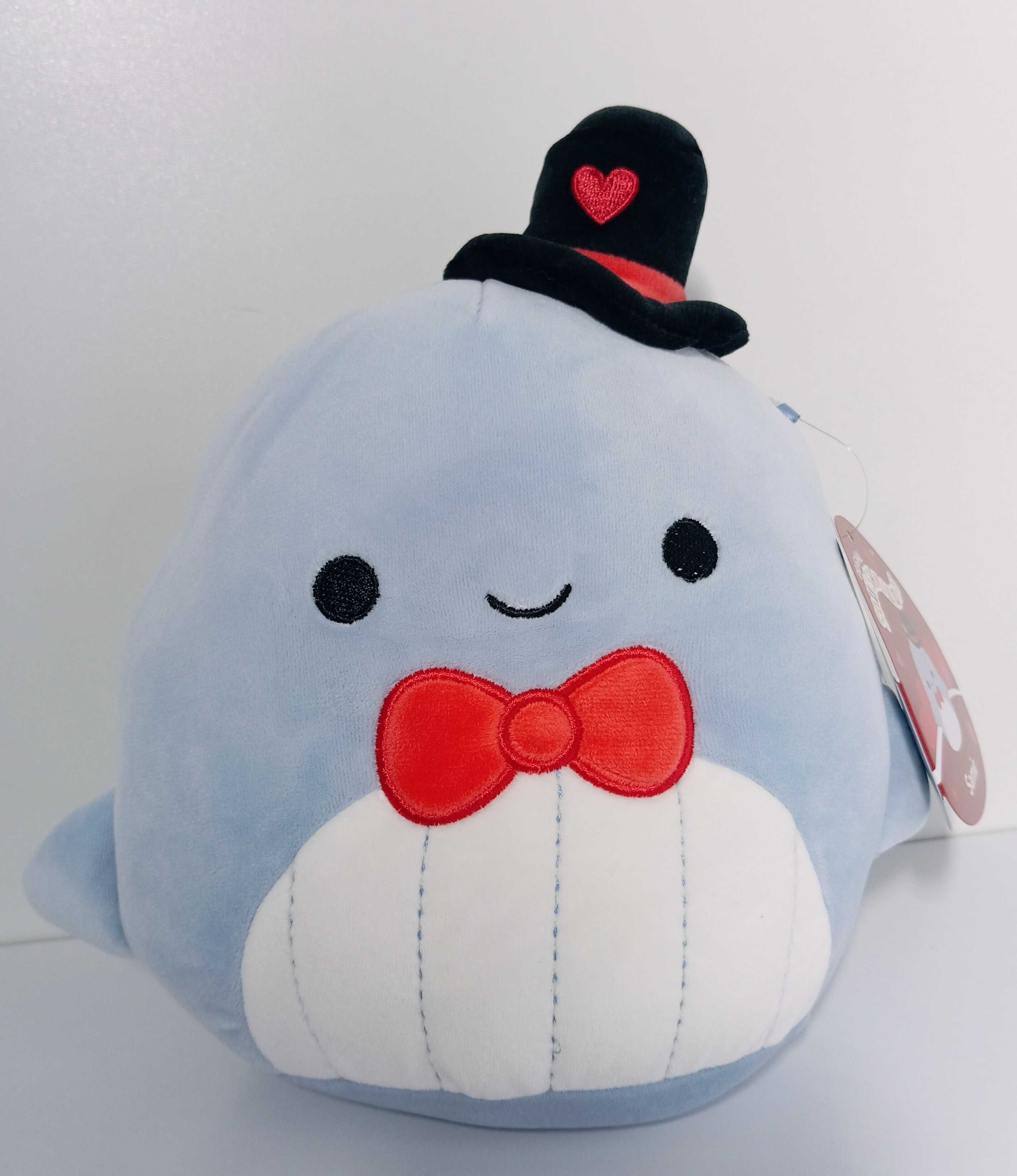 Nowa maskotka squishmallows Samir wieloryb