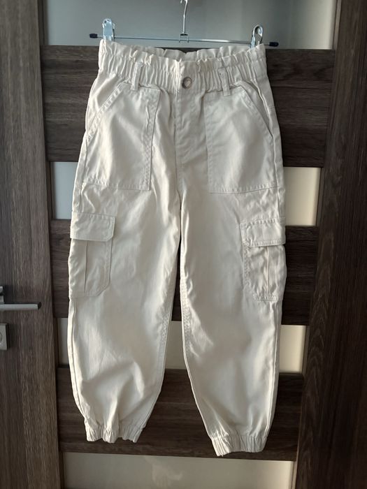 Spodnie jeansowe bojówki Primark 122cm