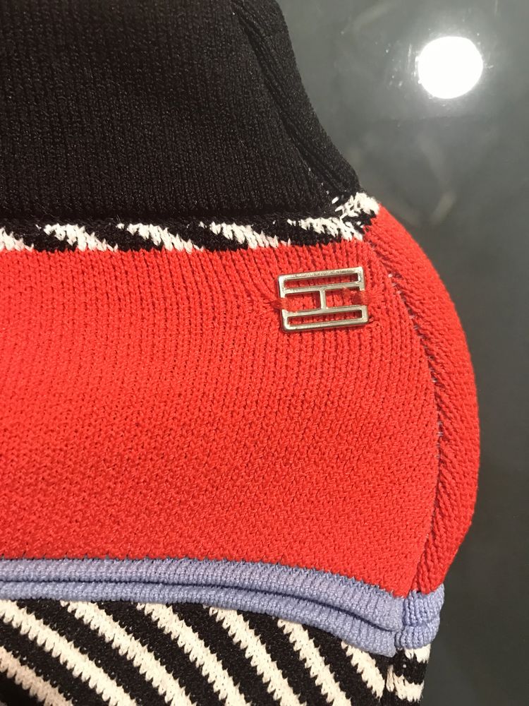 Spodnica dzianina midi Tommy Hilfiger
