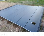 Brama garażowa segmentowa panelowa z silnikiem  403x460