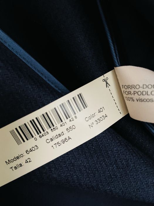 Massimo Dutti granatowy płaszcz L