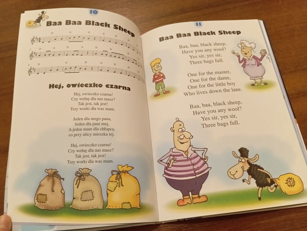 Książka - Angielski dla dzieci - Piosenki
