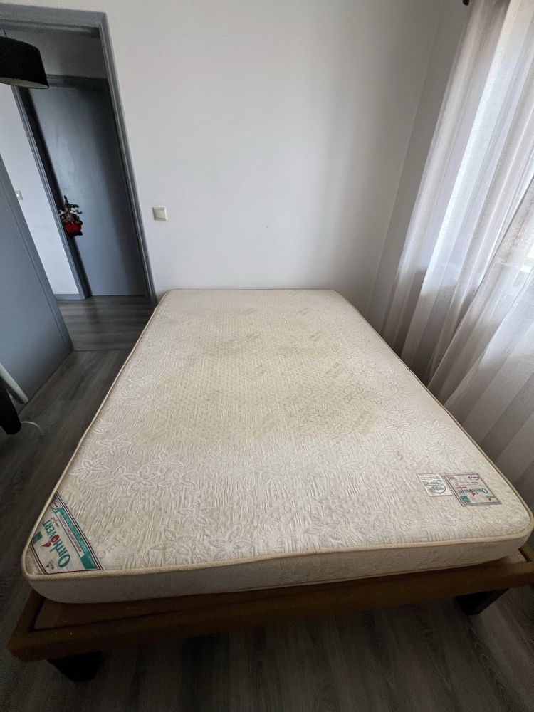Cama de casal colchao e estrado