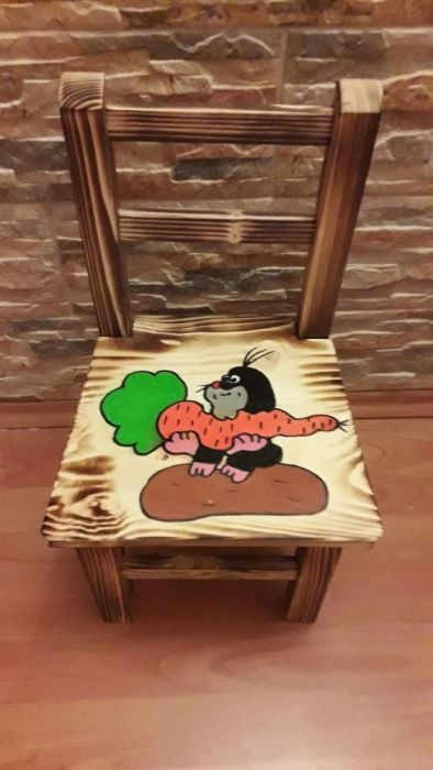 Mebelki drewniane dla dzieci -KRZESEŁKO -KRZESŁO krzesełka stolik