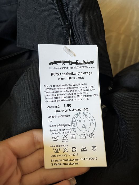 Kurtka technika lotniczego