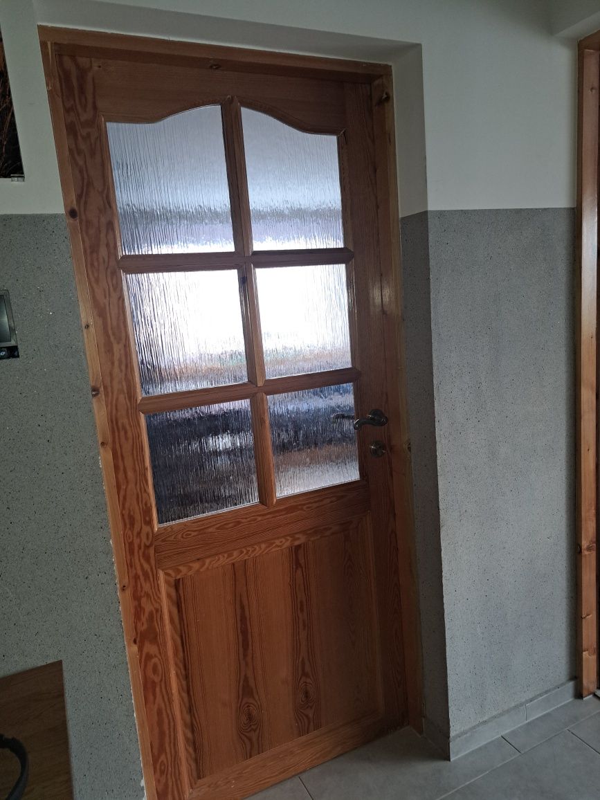 Drzwi wewnętrzne drewniane 90 3x