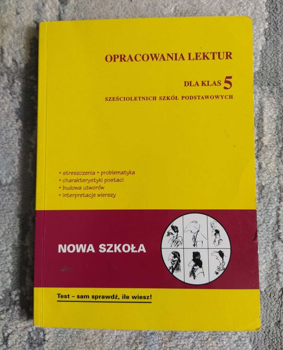 Opracowania lektur - klasa 5