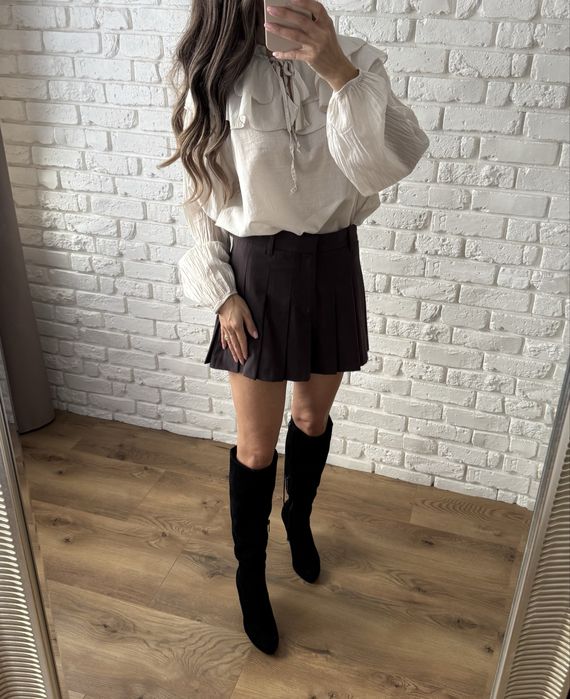 100% bawelna koszula z falbanką  lekka delikstma dla skóry