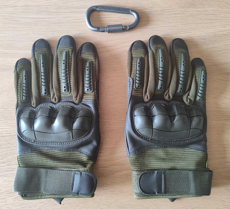 Rękawice taktyczne wojskowe militarne zielone (green)