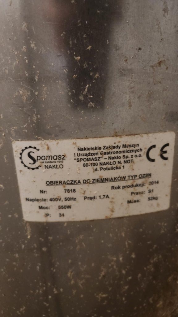 Obieraczka do ziemniaków Spomasz
