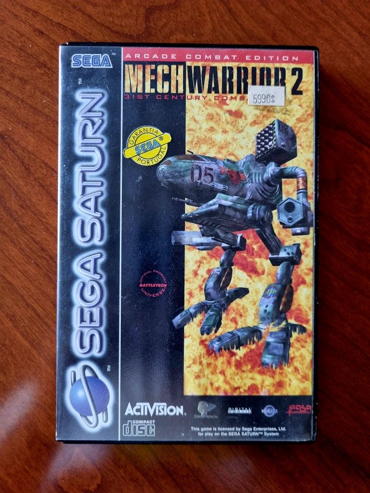 MechWarrior 2 Sega Saturn caixa nacional