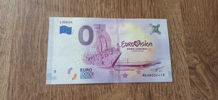 Banknot 0 euro suvenir kolekcjonerski Lizbona