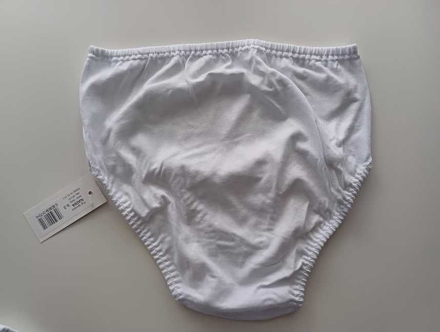 Białe majtki 3 sztuki kobiece