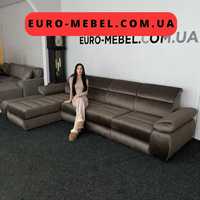 БЕЗКОШТОВНА ДОСТАВКА Тканинний новий кутовий диван «Бестселер» купити