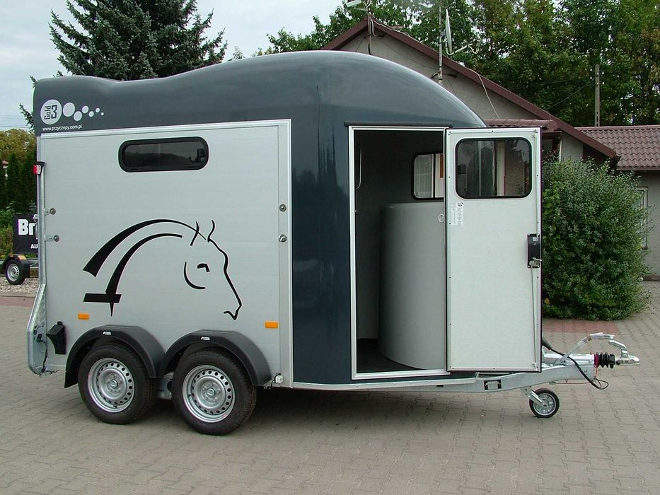 Przyczepa dla koni dwukonna ALUMINIOWA Cheval Liberte Debon